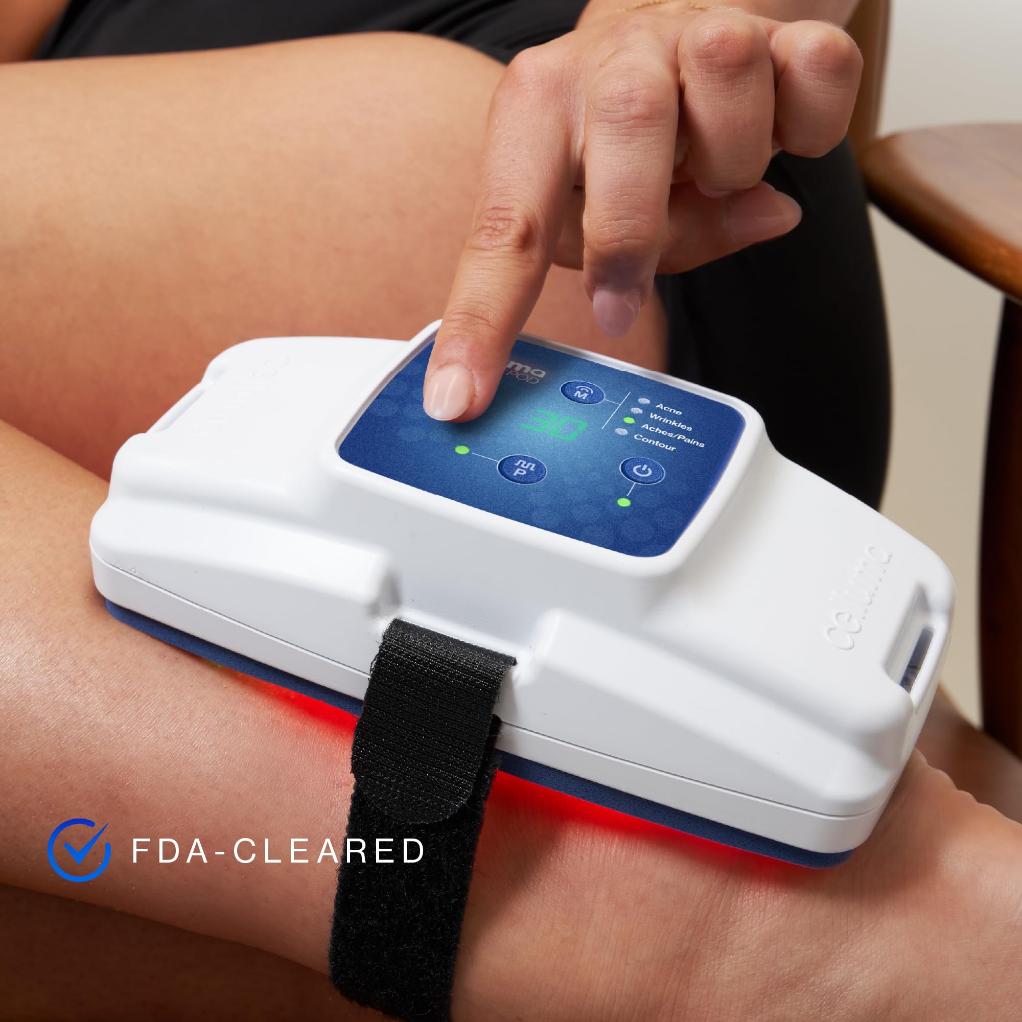 Celluma POD S2 pain-relief mode offers comfort during daily activities