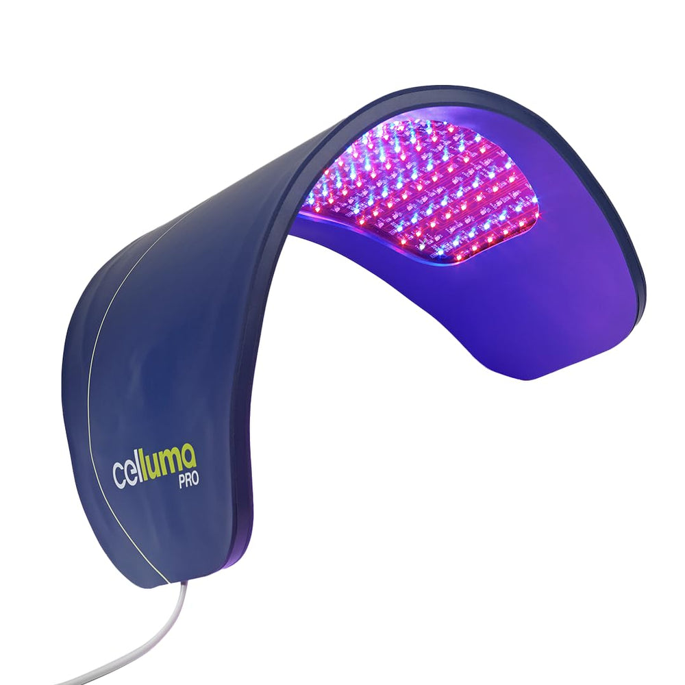 Celluma PRO LED panel overview showing large panel for versatile skin and body use.