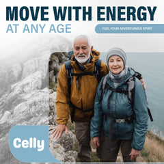 Celly Mitochondrial Health CoQ10 icon emphasizing cellular energy support