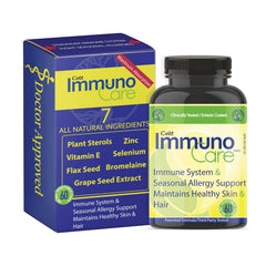 Celt Immunocare 60 vcaps bottle on shelf promotes daily immunity support