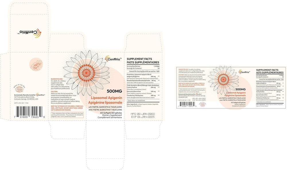 Cenffitio packaging near bedside suggesting a simple nightly routine