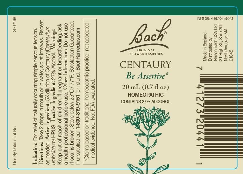 Centaury essence bottle supports asserting needs with Bach remedies
