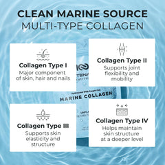 Centenarius collagen powder dissolving in water supports nails and bones.