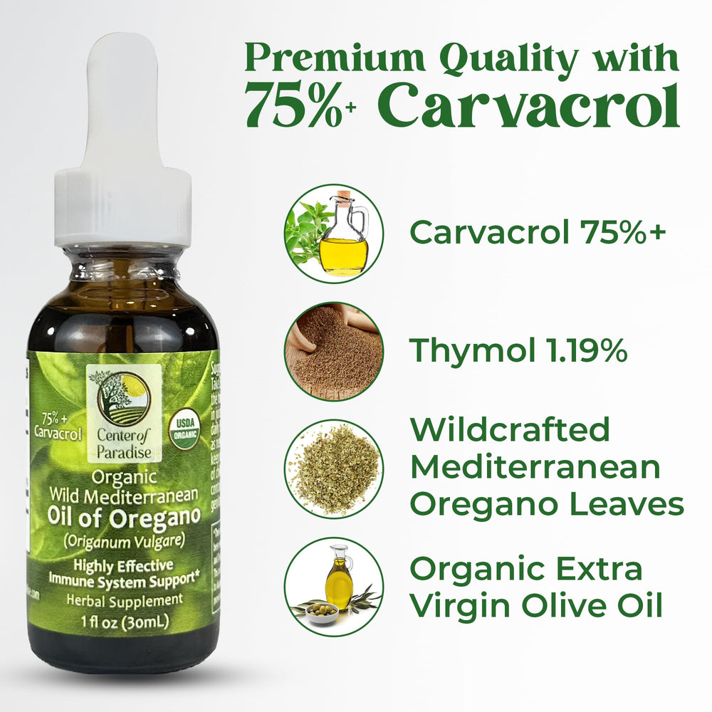 Center of Eden organic certification badge on product packaging