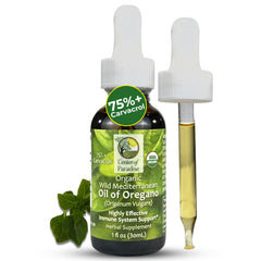 Center of Eden oregano oil dropper ready for daily use and support