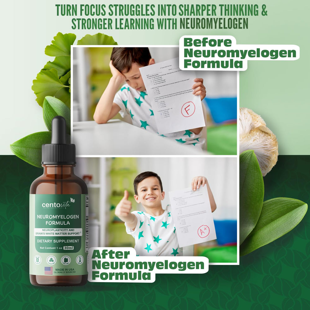 Centovita Neuromyelogen formula berry liquid naturally sweet and kid friendly
