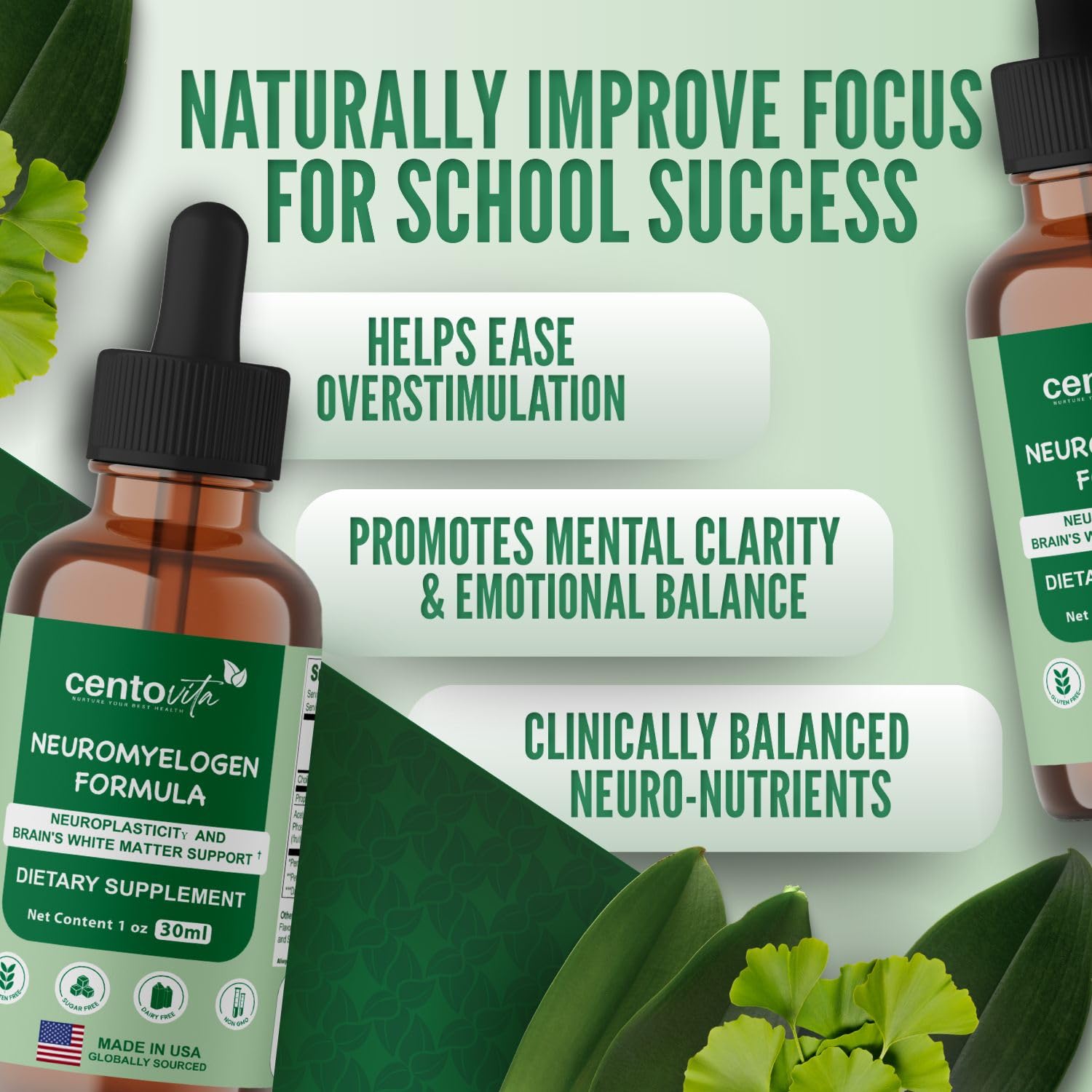 CentovitaNeuromyelogen formula for kids during daily routines