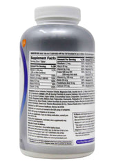 Centrum Men 50+ bottle back label with nutrient overview