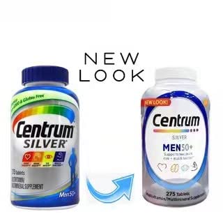 Centrum Men 50+ pills close-up highlighting tablet texture