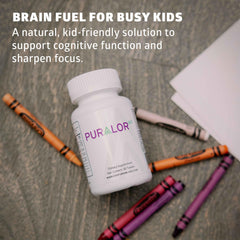 Centurion Health Puralor AD tart-flavored chewables for easy use.