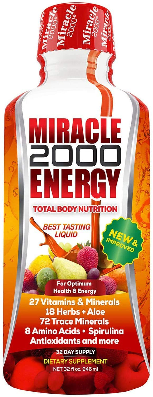 Century Systems Miracle 2000 bottle front view, comprehensive daily nutrition