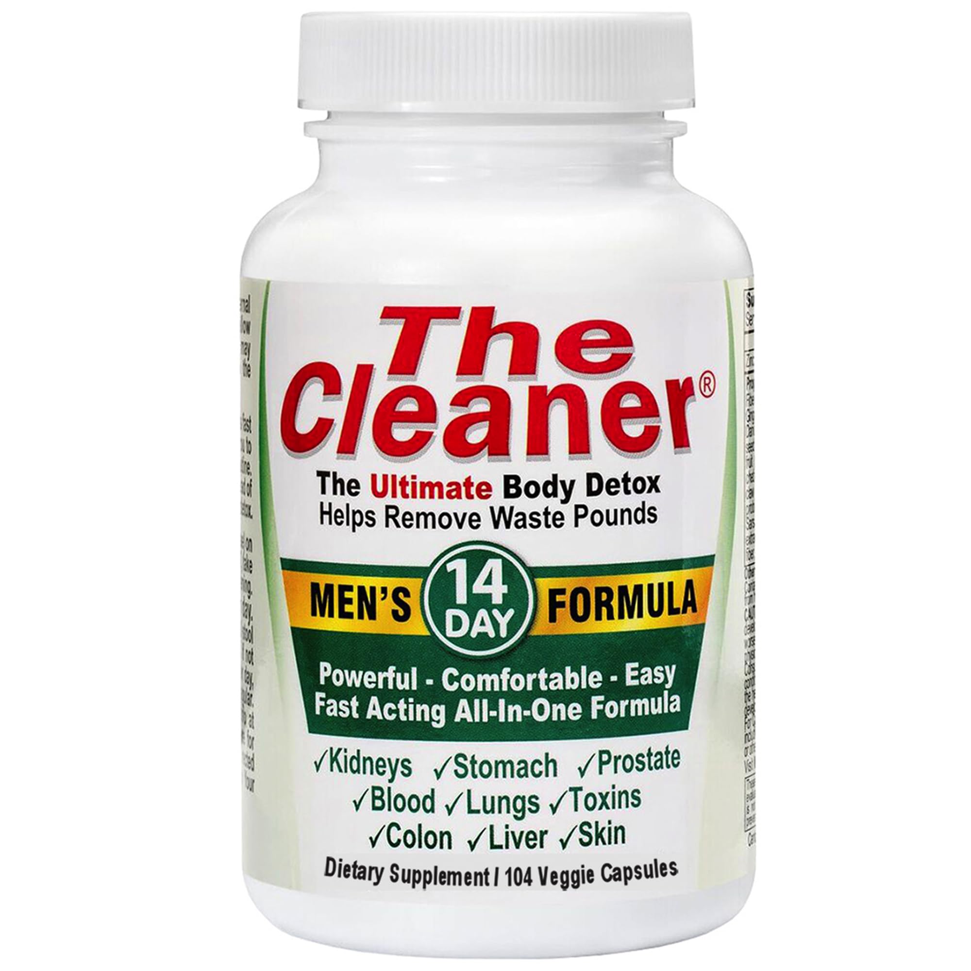 Century Systems The Cleaner Detox bottle ready for a comprehensive cleanse.