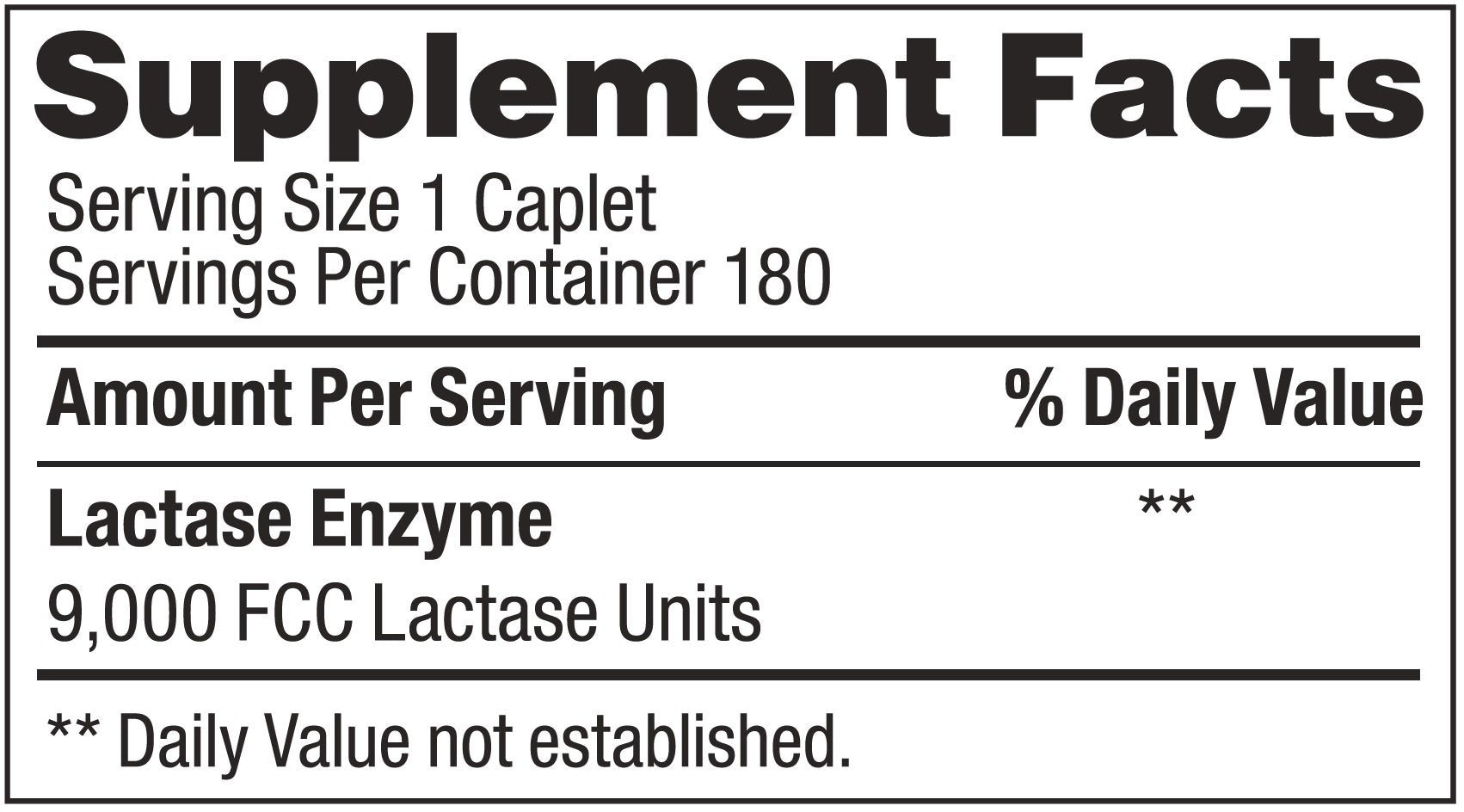 Certified Plus packaging front highlighting caplet count and enzyme strength