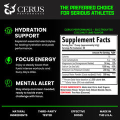 Cerus electrolyte powder coconut lime outdoors during activity