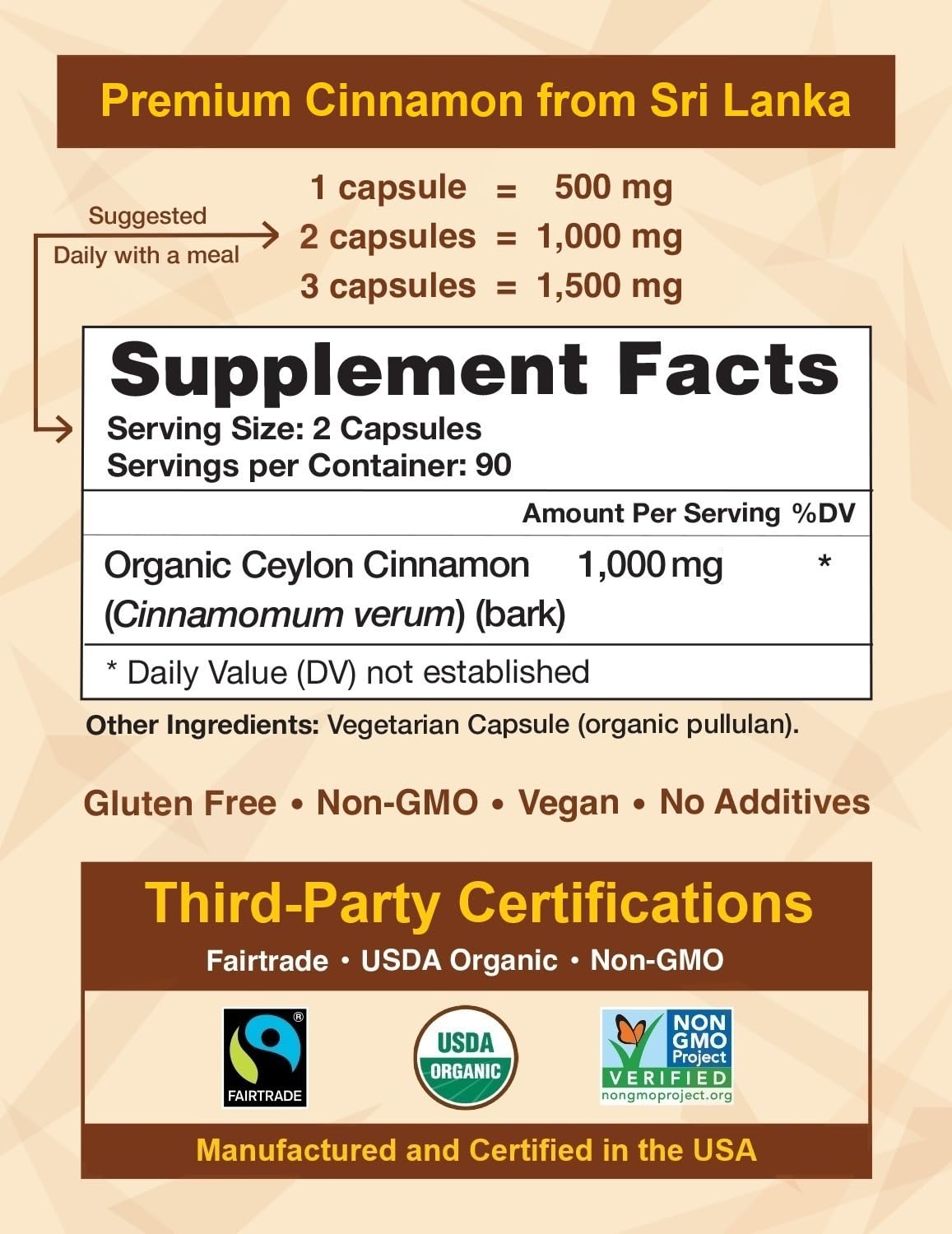 Recyclable packaging and eco-friendly messaging from Ceylon Cinnamon Shop