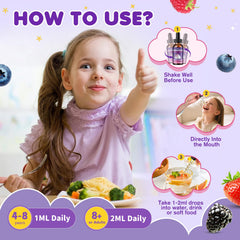 CFILIHTC Kids Magnesium Drops packaging ready for school-age children