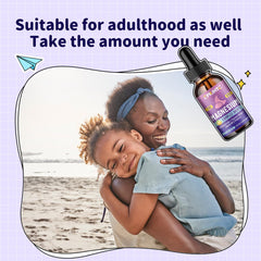 CFILIHTC Kids Magnesium Liquid Drops vitamin D3 B6 inclusion aids absorption
