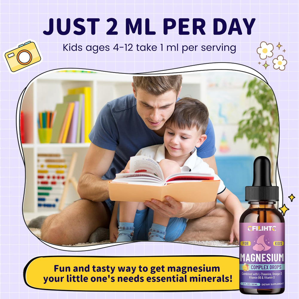 CFILIHTC Mango Flavored Drops for kid-friendly nightly routine