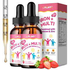CFILIHTC liquid iron drops bottle for easy daily iron support.