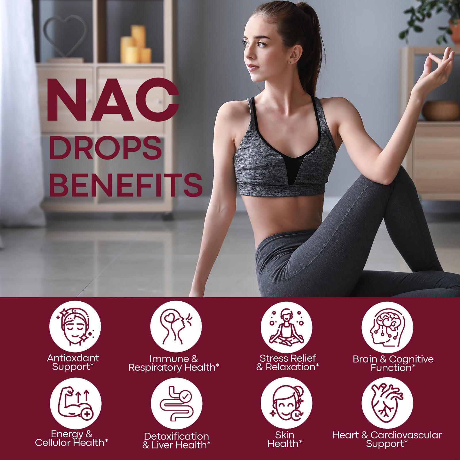 CFILIHTC NAC drops strawberry label highlights clean ingredients