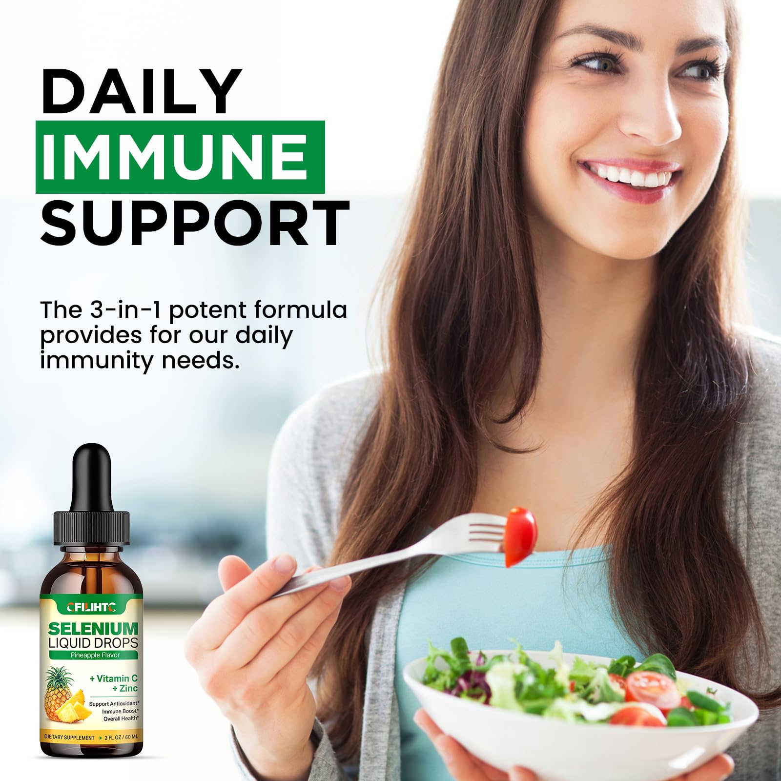 CFILIHTC selenium drops use L-Selenomethionine for bioavailability
