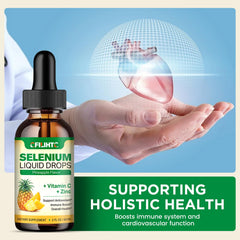 CFILIHTC selenium drops ingredients include vitamin C and zinc for daily support