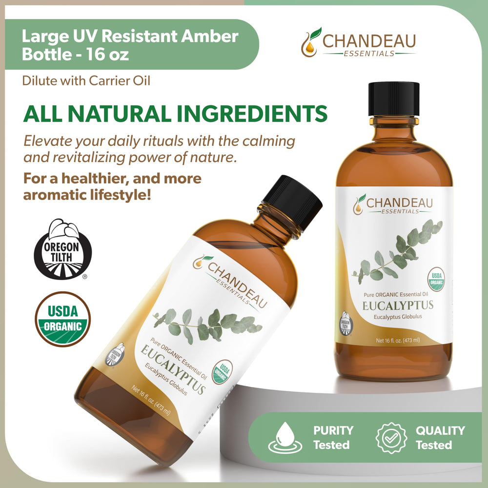 Chandeau Essentials diffuser-ready eucalyptus oil for room scents