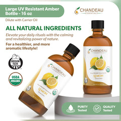 Chandeau Essentials Lemon Oil for laundry scent and fabric brightness