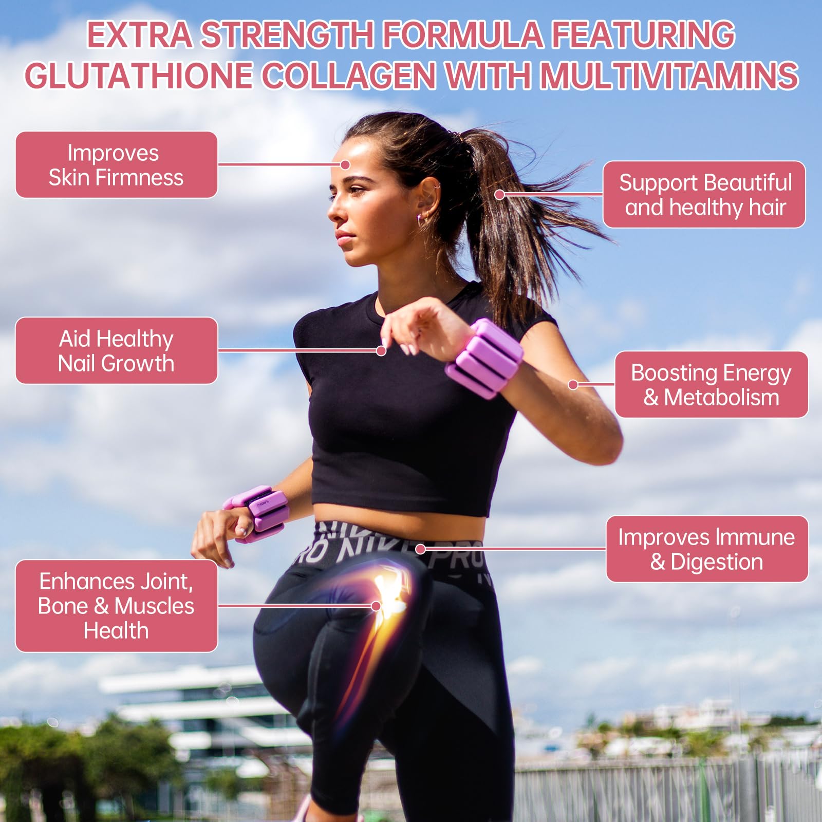 Daily routine setup with CHANGARLOAD Glutathione Collagen Glow Gummies
