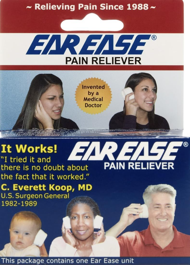 CHANUBITO Ear Ease side-lid-closeup highlights simple, non-invasive warmth-based relief.
