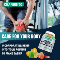 CHANUBITO gelatin-free vegan gummies with easy chewing and fast absorption.
