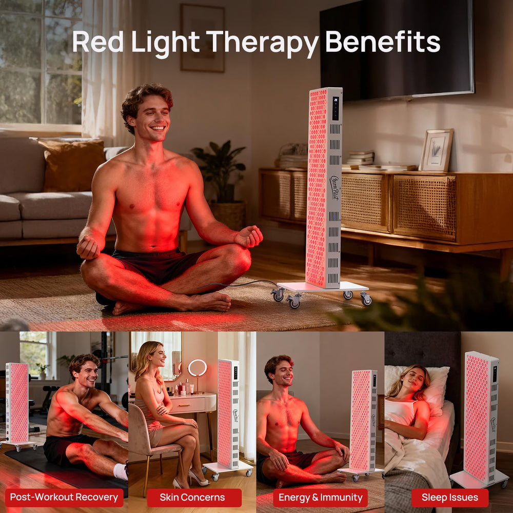 Charmpilot red light panel 850nm wellness wavelength for broader comfort