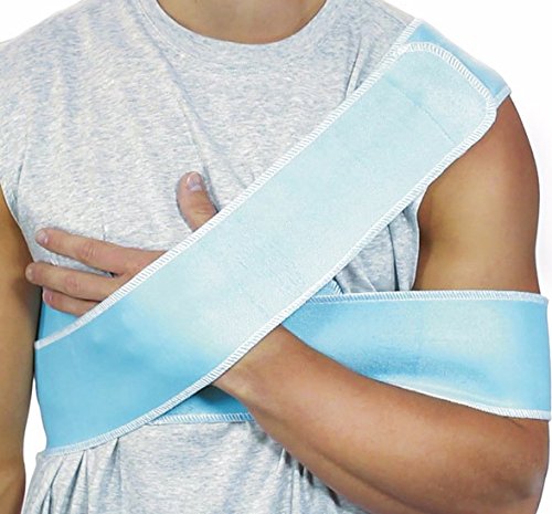 Chattanooga Nylatex Therapeutic Wrap extended along the length for a customizable fit.