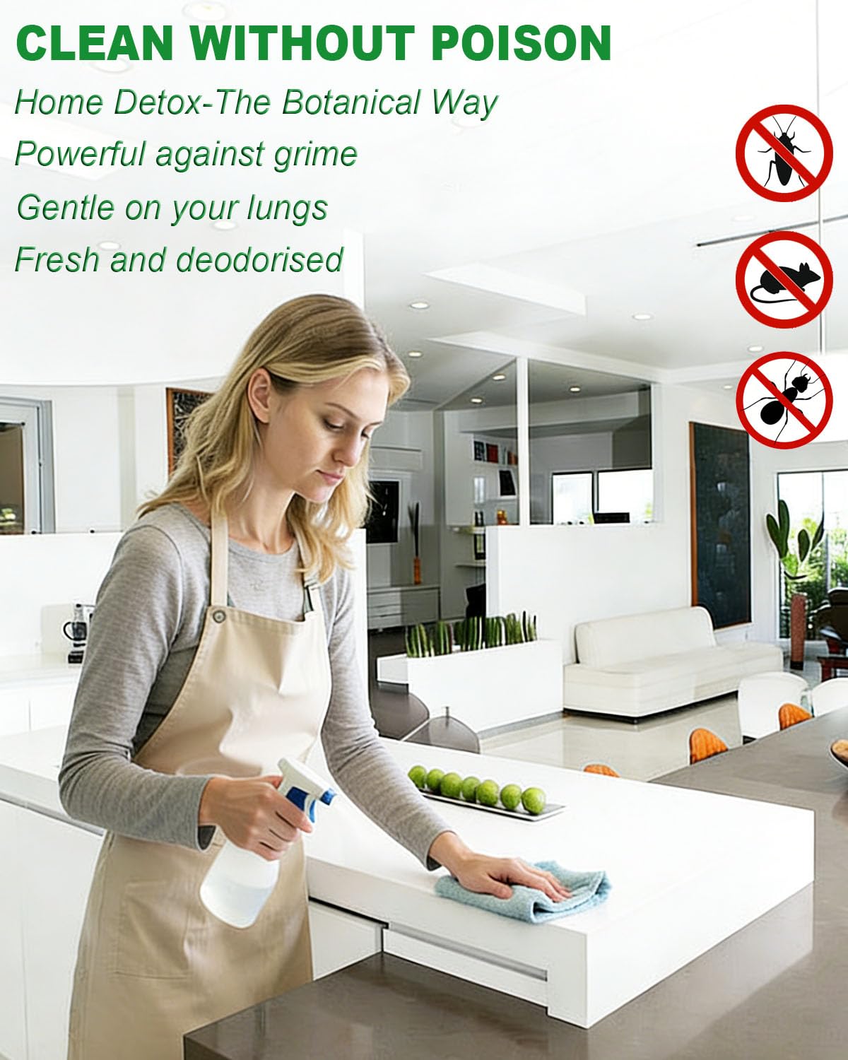 CHDGSJ Japanese Peppermint Oil natural cleaning spray for fresh surfaces