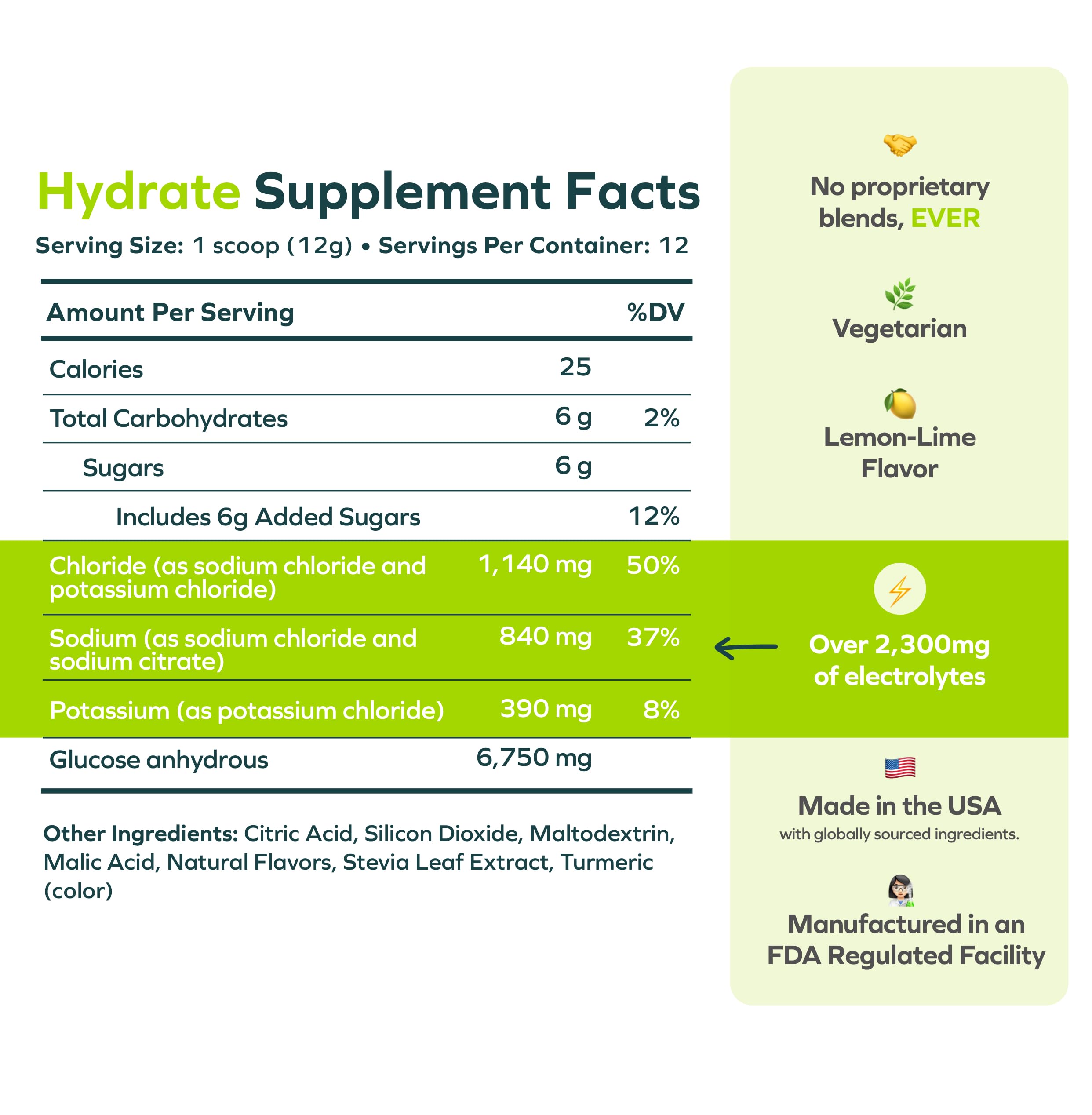 Cheers Hydrate 24-serving packaging highlighting long-lasting hydration for active days