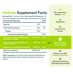 Cheers Hydrate 24-serving packaging highlighting long-lasting hydration for active days