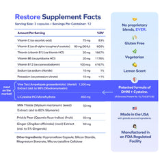 Cheers R&R Relief capsules for next-morning use and improved daytime energy.