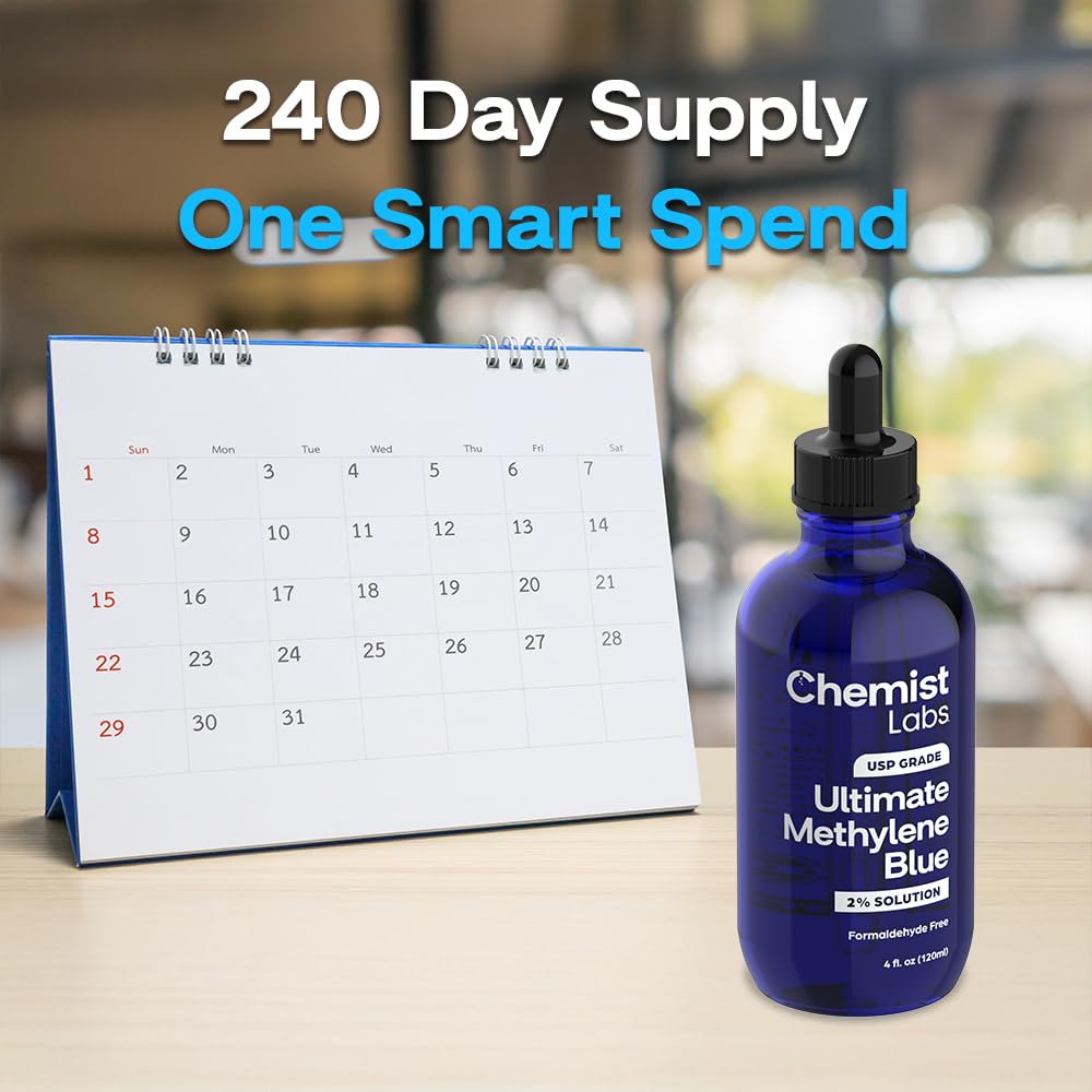 4 oz bottle with calibrated dropper enables accurate daily measurements.