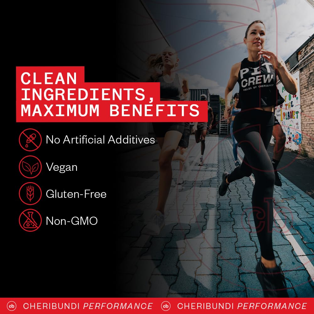 Athlete sipping Cheribundi Tart Cherry Protein for muscle support