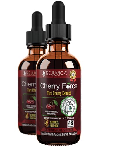 Cherry Force bottle with dropper for fast absorption and easy dosing