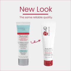 Applying barrier cream on arm for irritated skin
