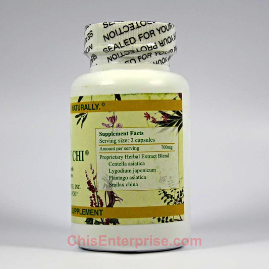 Chi's Kidney Chi capsules close-up for daily wellness.