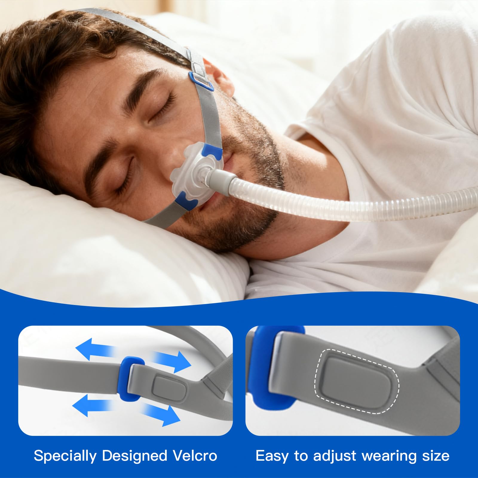 Chic Tree CPAP swivel and hose provide smooth airflow and setup ease