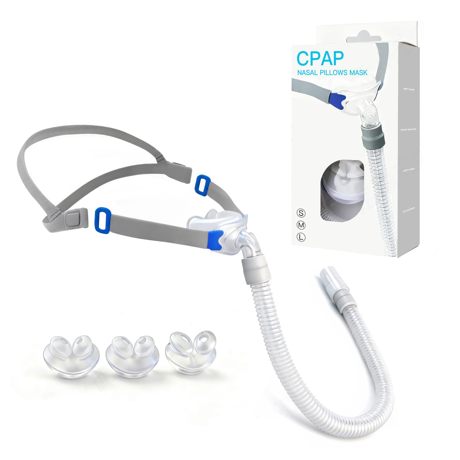 Chic Tree CPAP nasal pillow mask silicone cushion for a secure seal during sleep