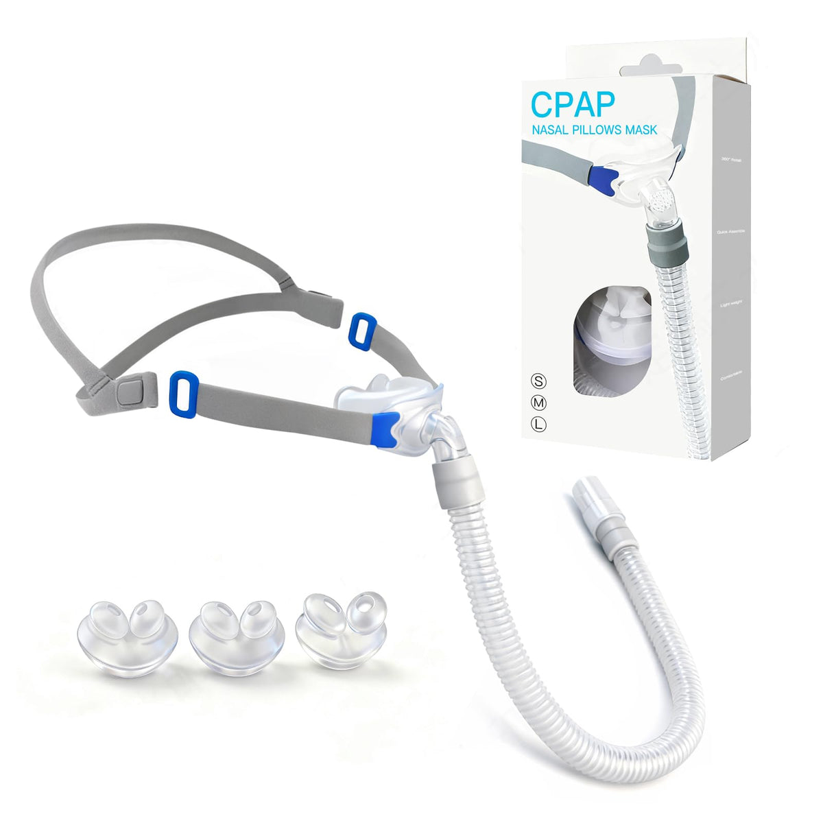 Chic Tree CPAP nasal pillow mask silicone cushion for a secure seal during sleep