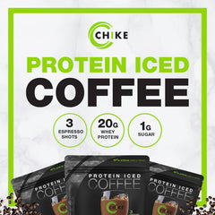 Close-up of CHIKE label emphasizes no artificial colors or flavors.