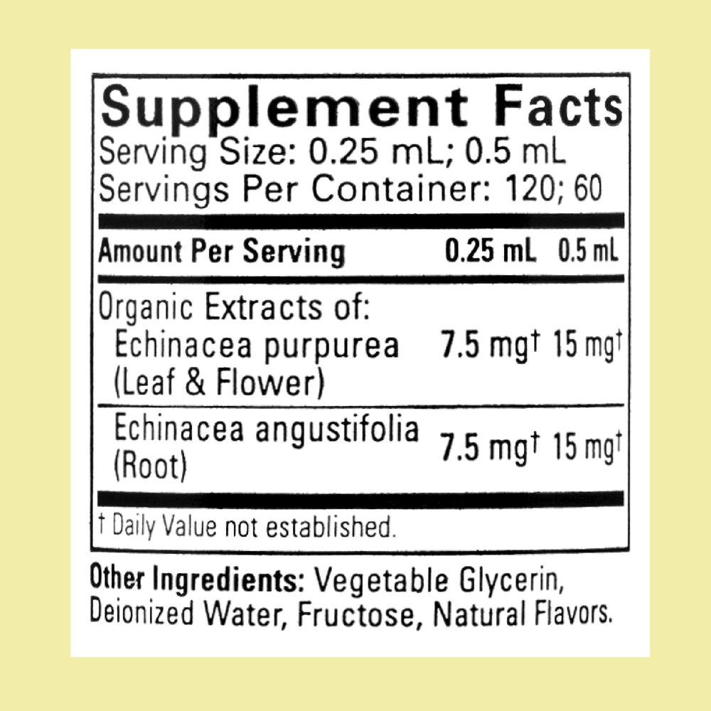 Echinacea Kids drops dispensing dropper for precise dosing