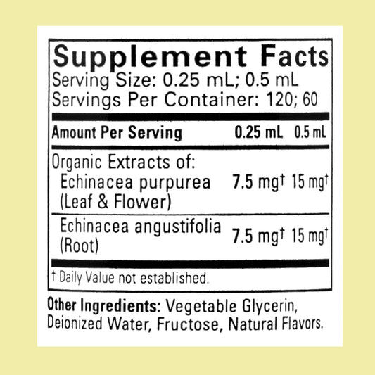 Echinacea Kids drops dispensing dropper for precise dosing