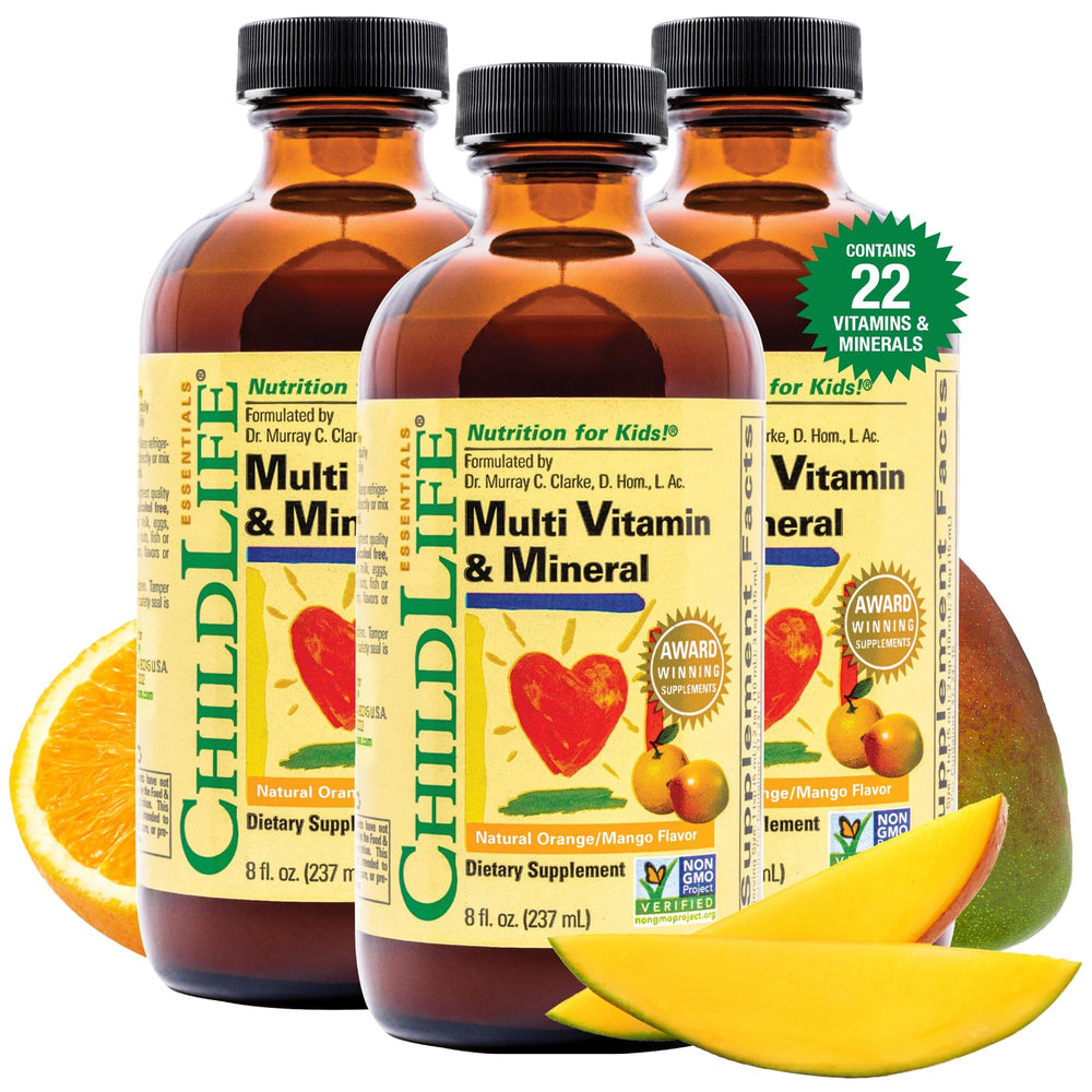 CHILDLIFE Essentials Kids Multivitamin bottle front view for daily nutrition