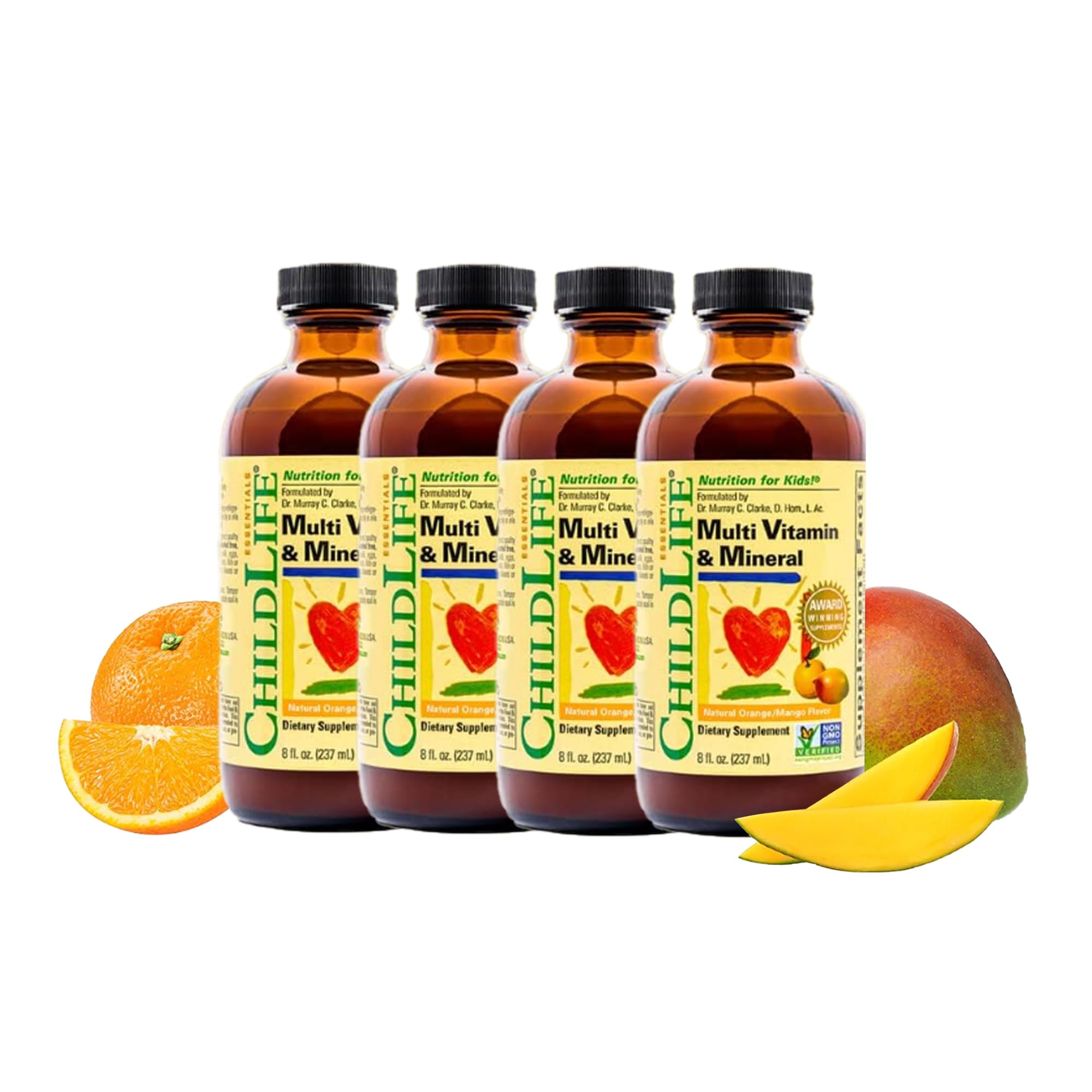 CHILDLIFE ESSENTIALS kids multivitamin bottle shows a tasty daily nutrition addition for children